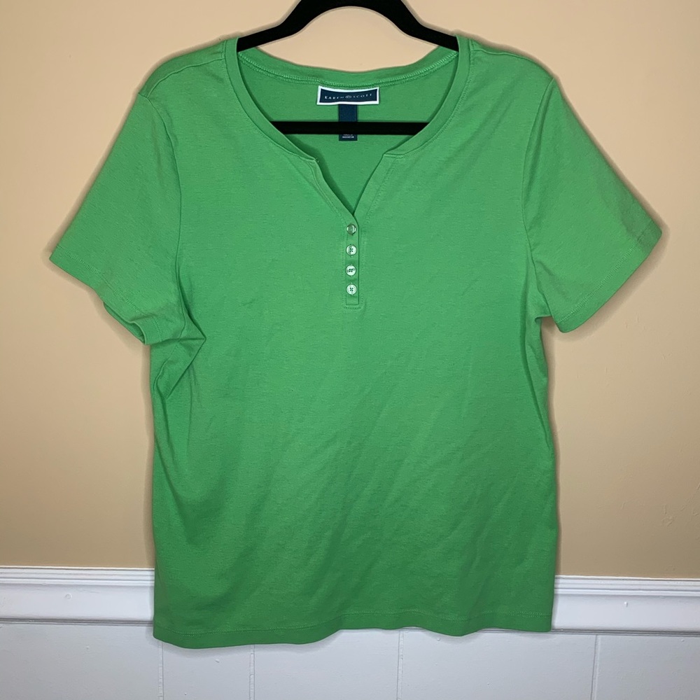 Karen Scott Green Shirt